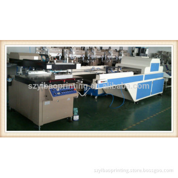 3/4 automatic screen printing machine with vacuum table for UV varnish on paper
